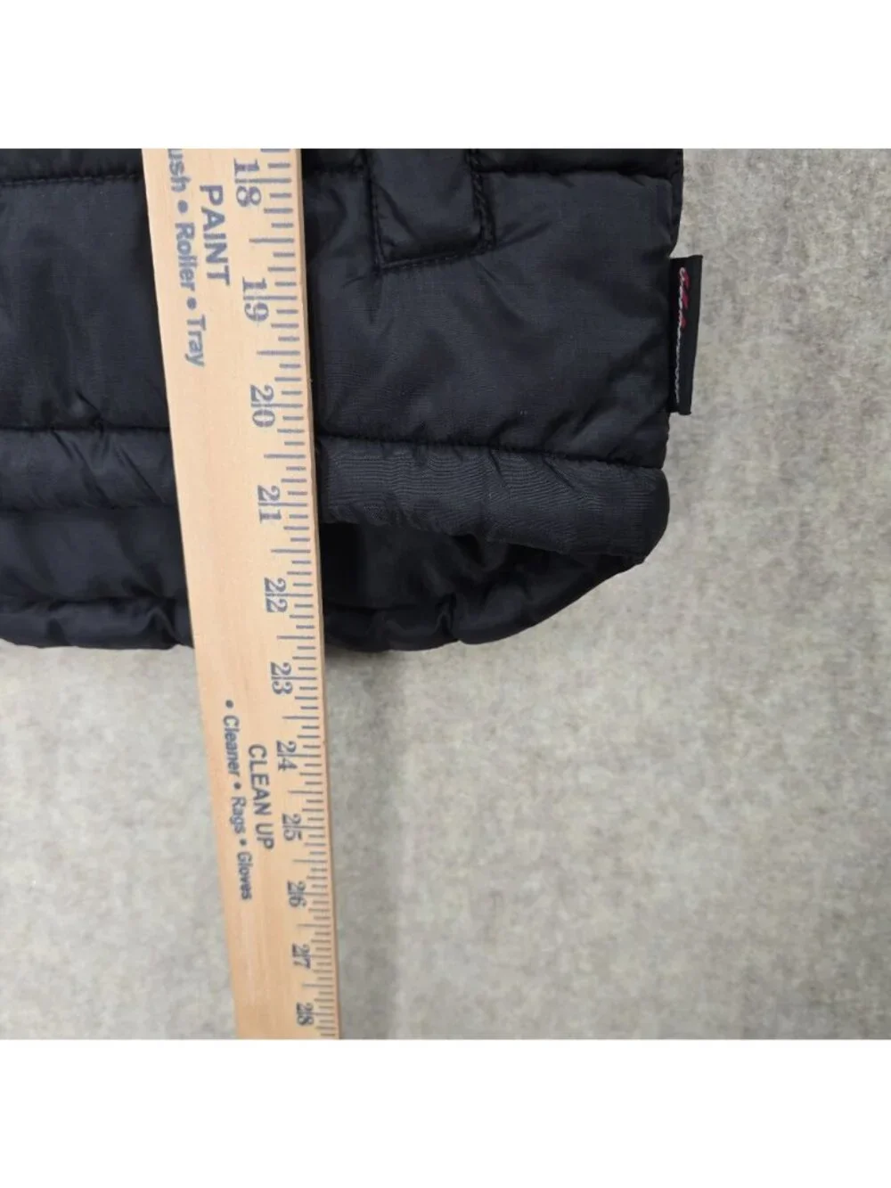 Weatherproof Boys Puffer Vest Black Size 10/12 Lightweight Warm Quilted Design